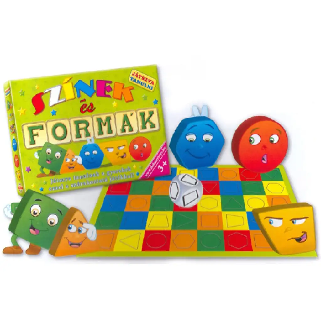 Farby a tvary maďarská spoločenská hra - D-Toys kép 1