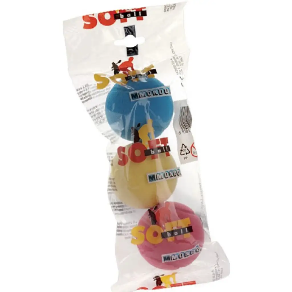 Farebné penové loptičky 7cm 3ks/bal kép 1