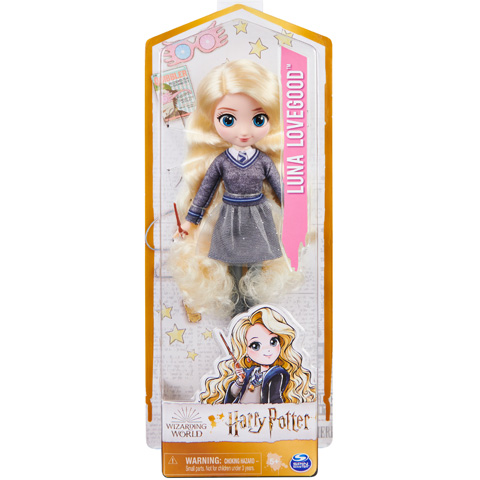 Peluche Harry Potter Luna Lovegood 20 Cm – Muñeco De Felpa Con Gafas Y Ropa Detallada, Ideal Para Coleccionistas Y Fans De La Saga