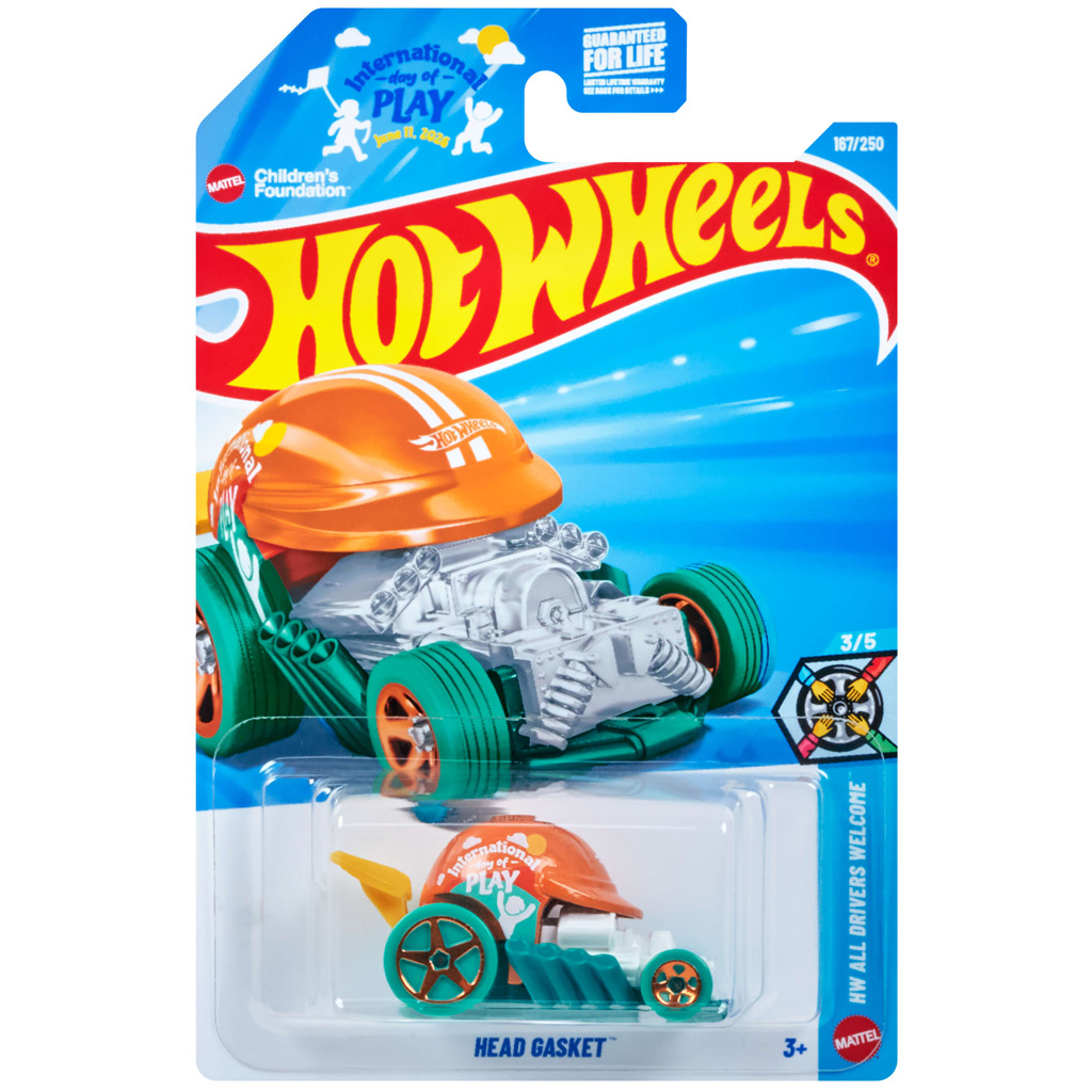 Hot Wheels: Head Gasket zelené autíčko 1/64 - Mattel kép 1