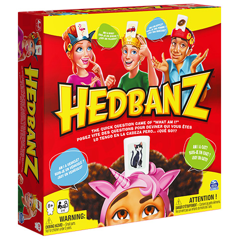 Hedbanz - Spin Master spoločenská hra v maďarskom jazyku kép 1