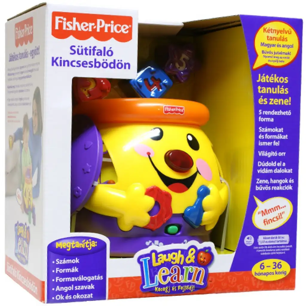 Hrnček s pokladom papajúci koláčiky 2010 (dvojjazyčný) - Fisher-Price kép 1