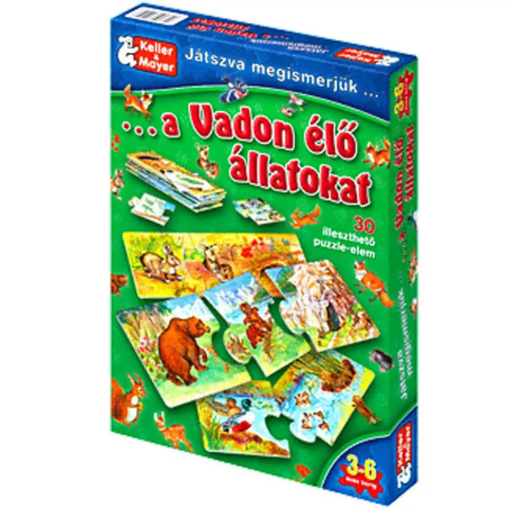 Hrou sa zoznámime s divo žijúcimi zvieratami spoločenská hra. kép 1
