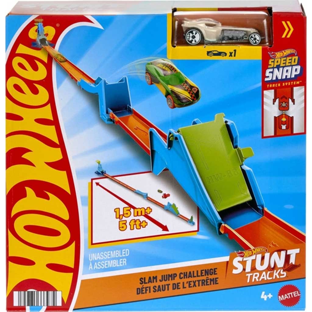 Hot Wheels: Kaskadérske štartovacie súpravy - Slam Jump Challenge herná súprava - Mattel kép 1