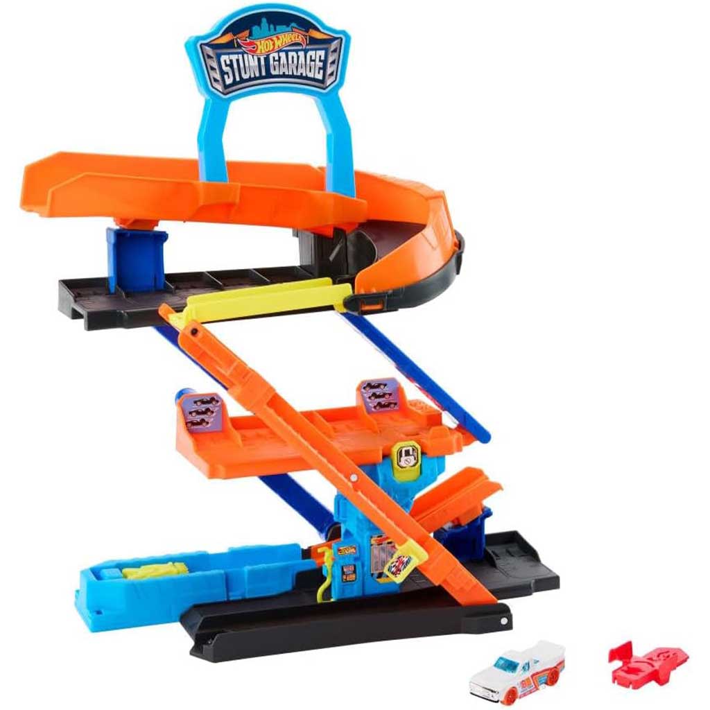 Hot Wheels: Kaskadérske garáže herný set - Mattel kép 2