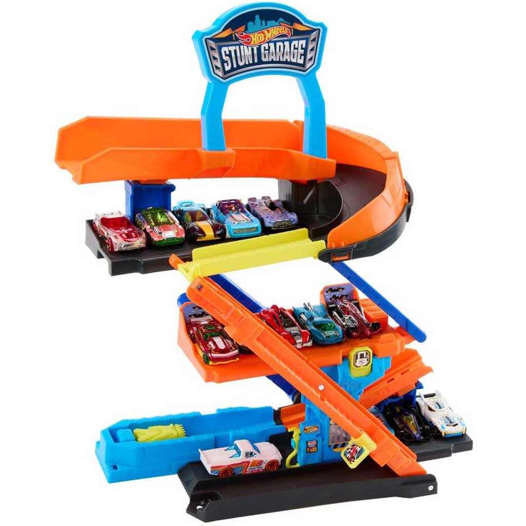 Hot Wheels: Kaskadérske garáže herný set - Mattel kép 3