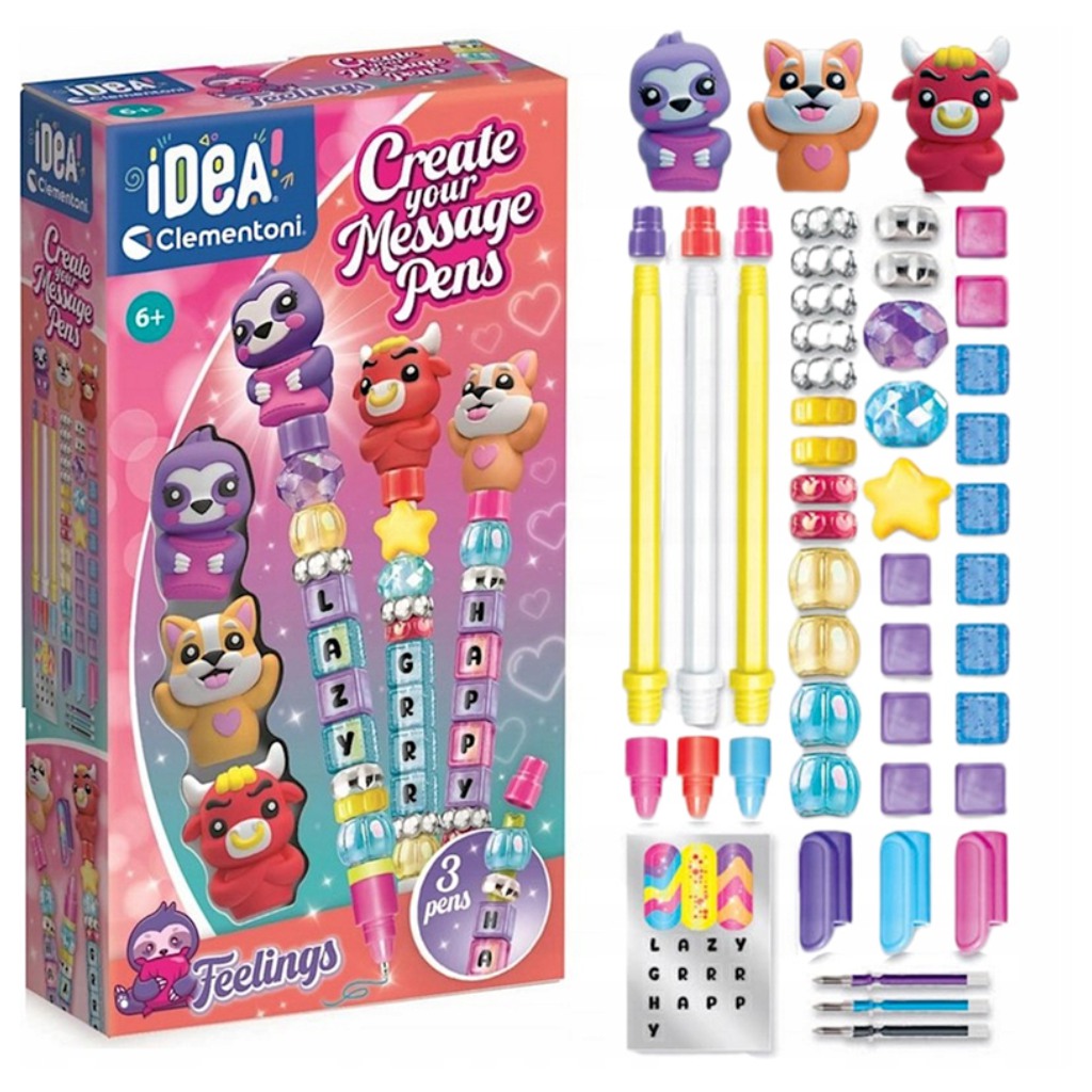 Idea! Písací set na vyjadrenie pocitov - Clementoni kép 2