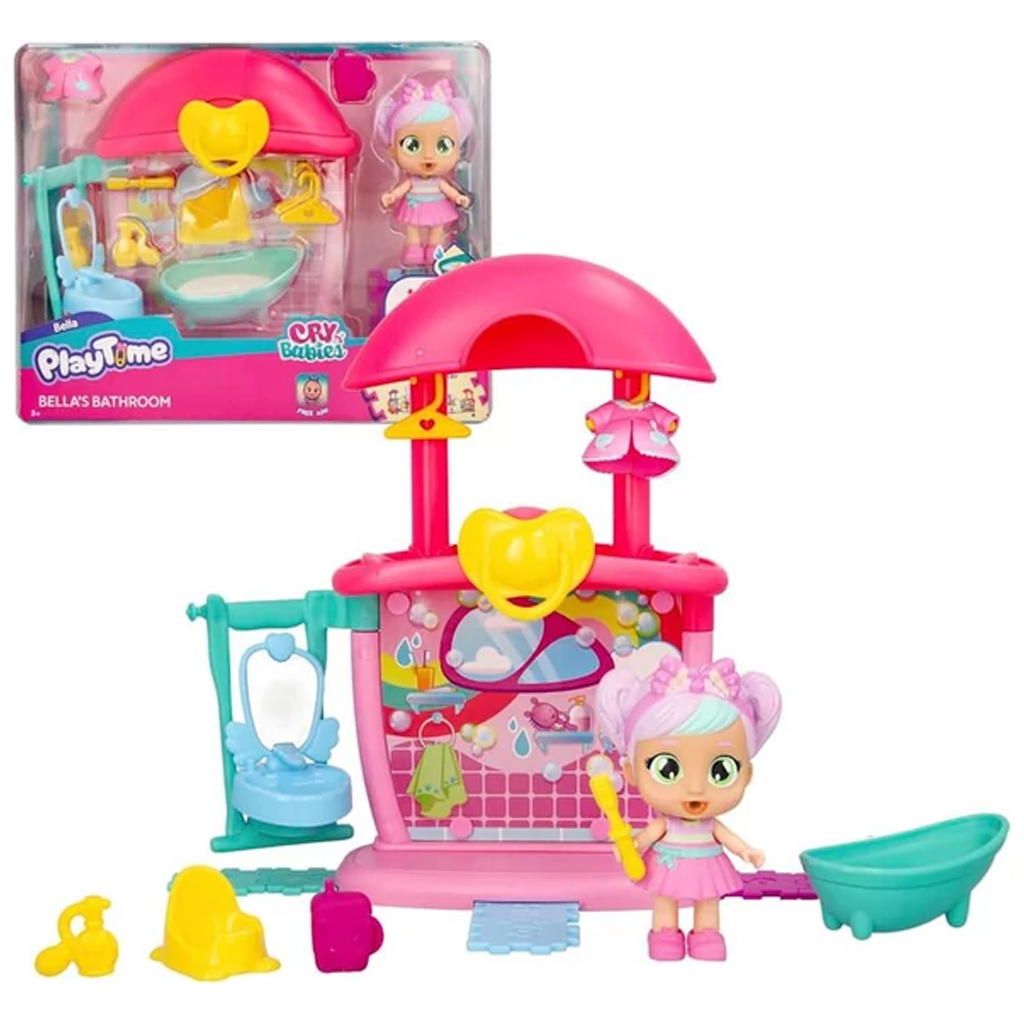Cry Babies: Playtime - Bella kúpeľňový herný set kép 2