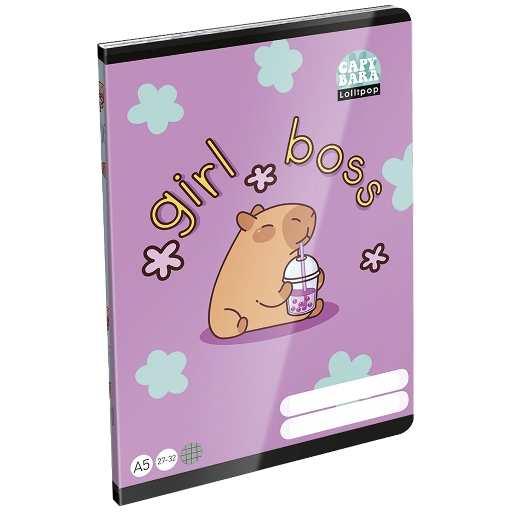ICO: LizzySuli Lollipop Capybara kockovaný zošit A/5 27-32 kép 1