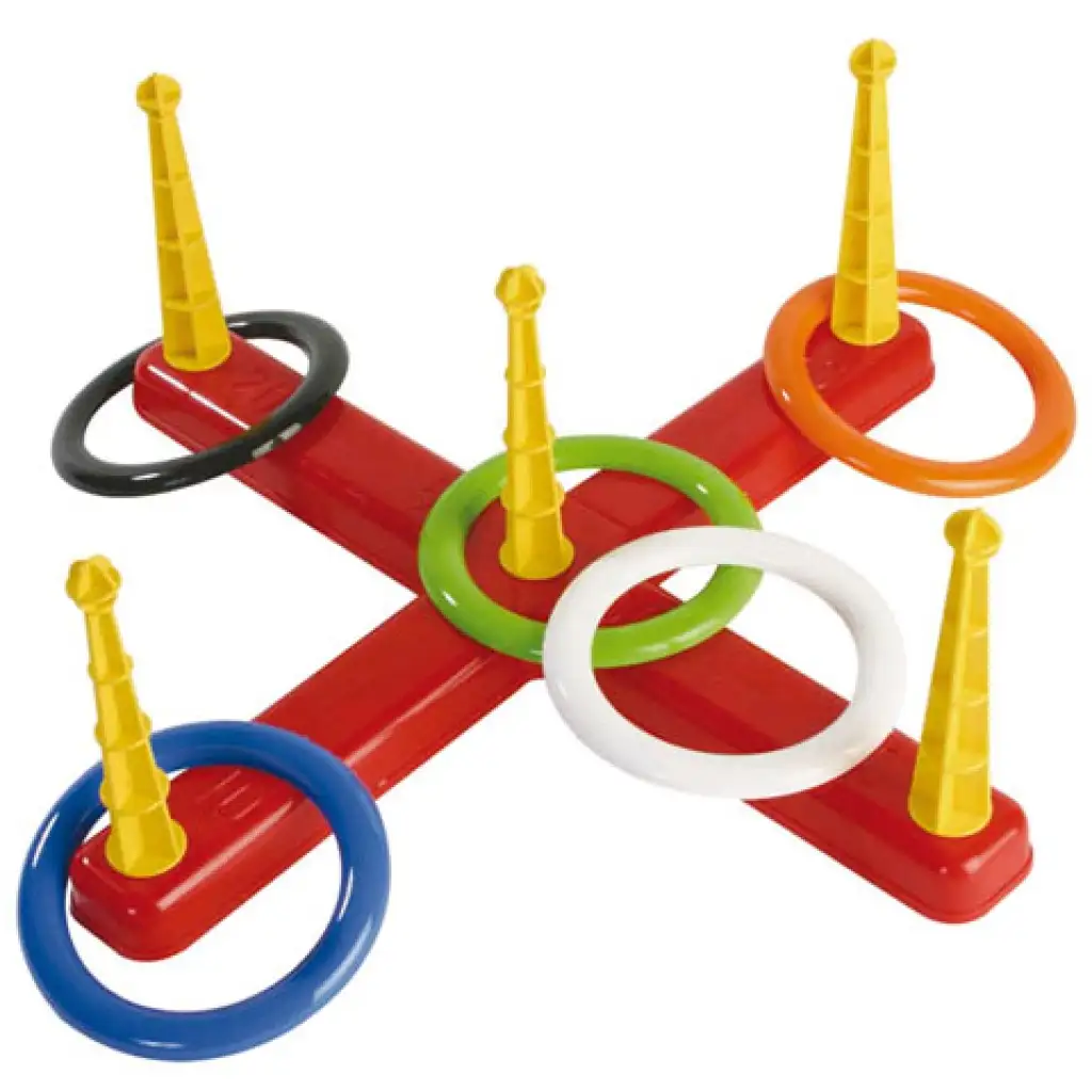 Krúžky na hádzanie s terčom - D-Toys kép 1