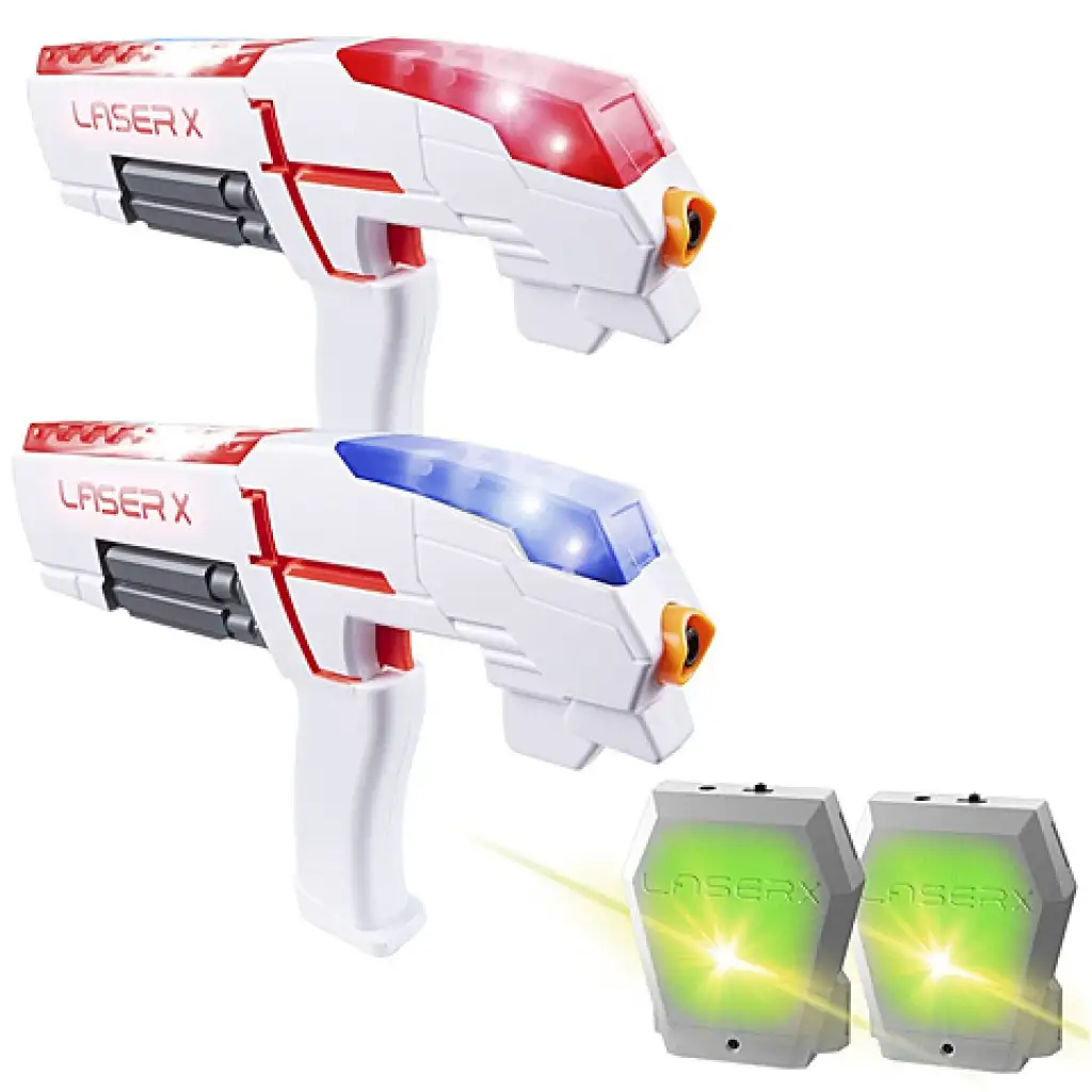 Laser-X laserová zbraň Dvojitý set kép 2
