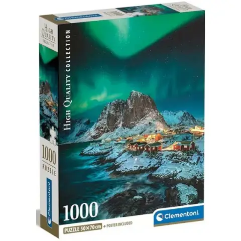 Lofotenské ostrovy HQC 1000ks puzzle s plagátom - Clementoni kép 1
