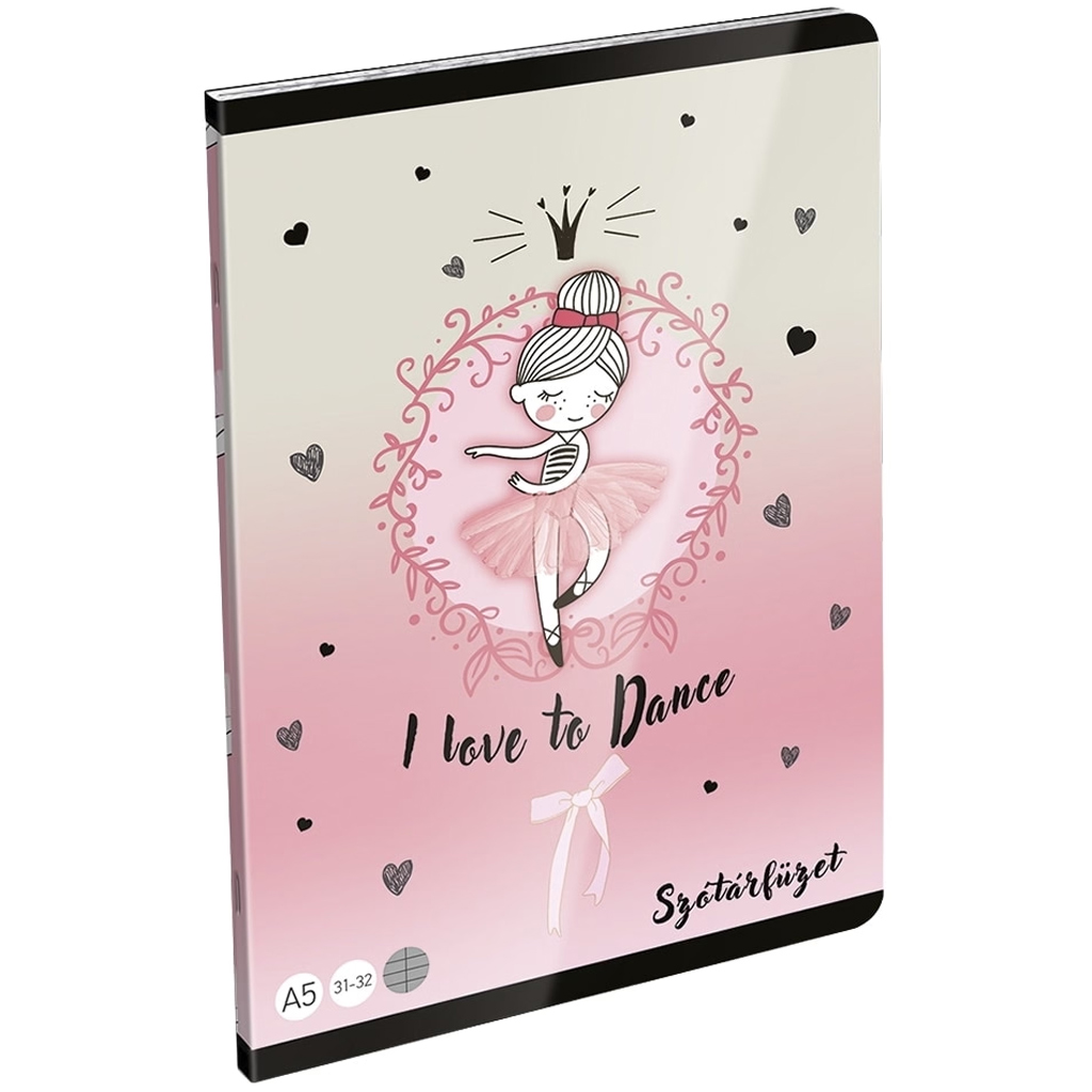 ICO: LizzySuli Lovely Ballerina Tiny Dancer slovník A/5 31-32 kép 1