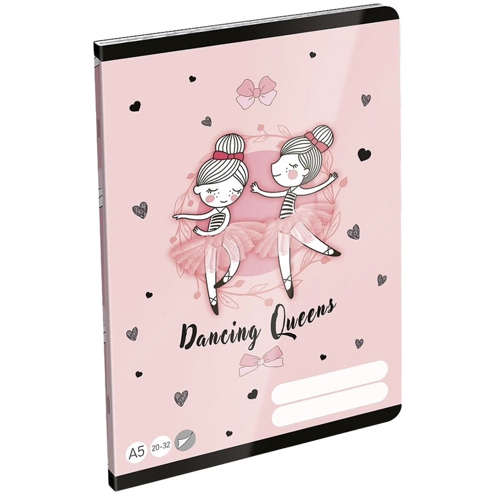 ICO: LizzySuli Lovely Ballerina Tiny Dancer hladký zošit A/5 20-32 kép 1