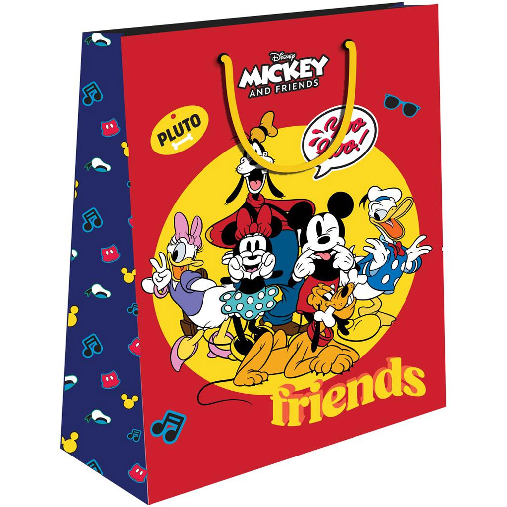Luna: Darčeková taška s motívom Mickeyho Mousea a jeho priateľov 33x12x45 cm kép 2