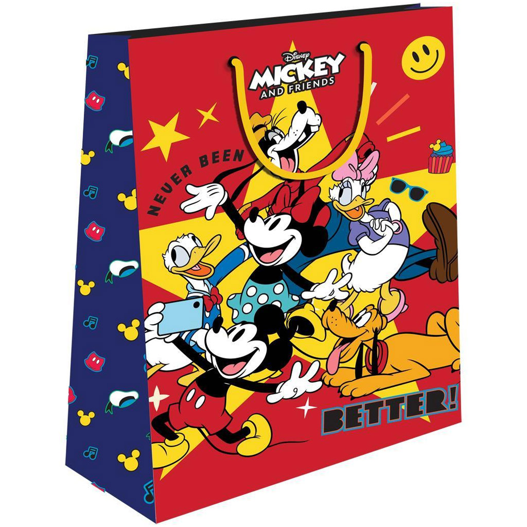 Luna: Darčeková taška s motívom Mickeyho Mousea a jeho priateľov 33x12x45 cm kép 1
