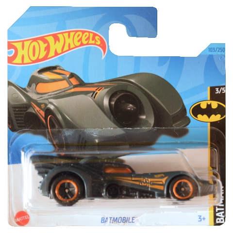 Hot Wheels: Batman Batmobile modré autíčko 1/64 - Mattel kép 1