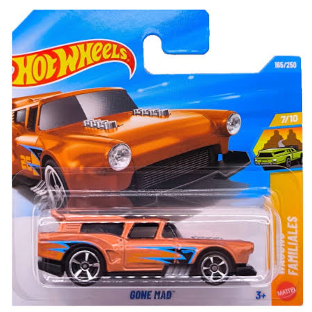 Hot Wheels: Gone Mad oranžové autíčko 1/64 - Mattel kép 1