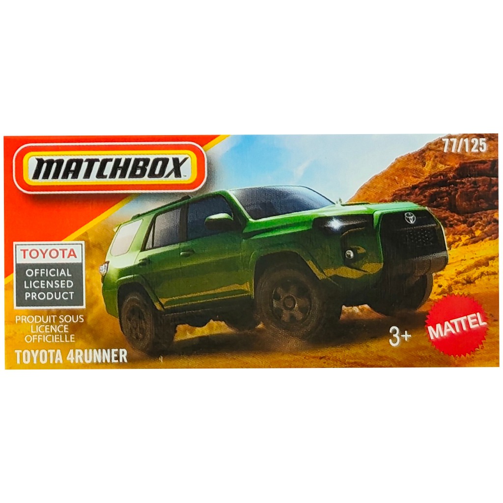 Matchbox: Toyota 4Runner zelené autíčko 1/64 – Mattel kép 1
