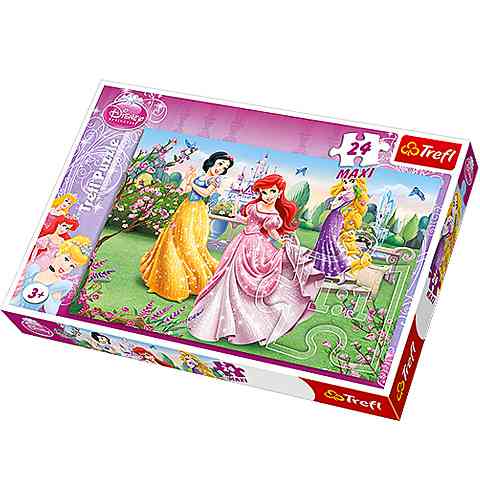 Maxi puzzle Disney Princess Zámocká záhrada 24 dielikov - Trefl ...