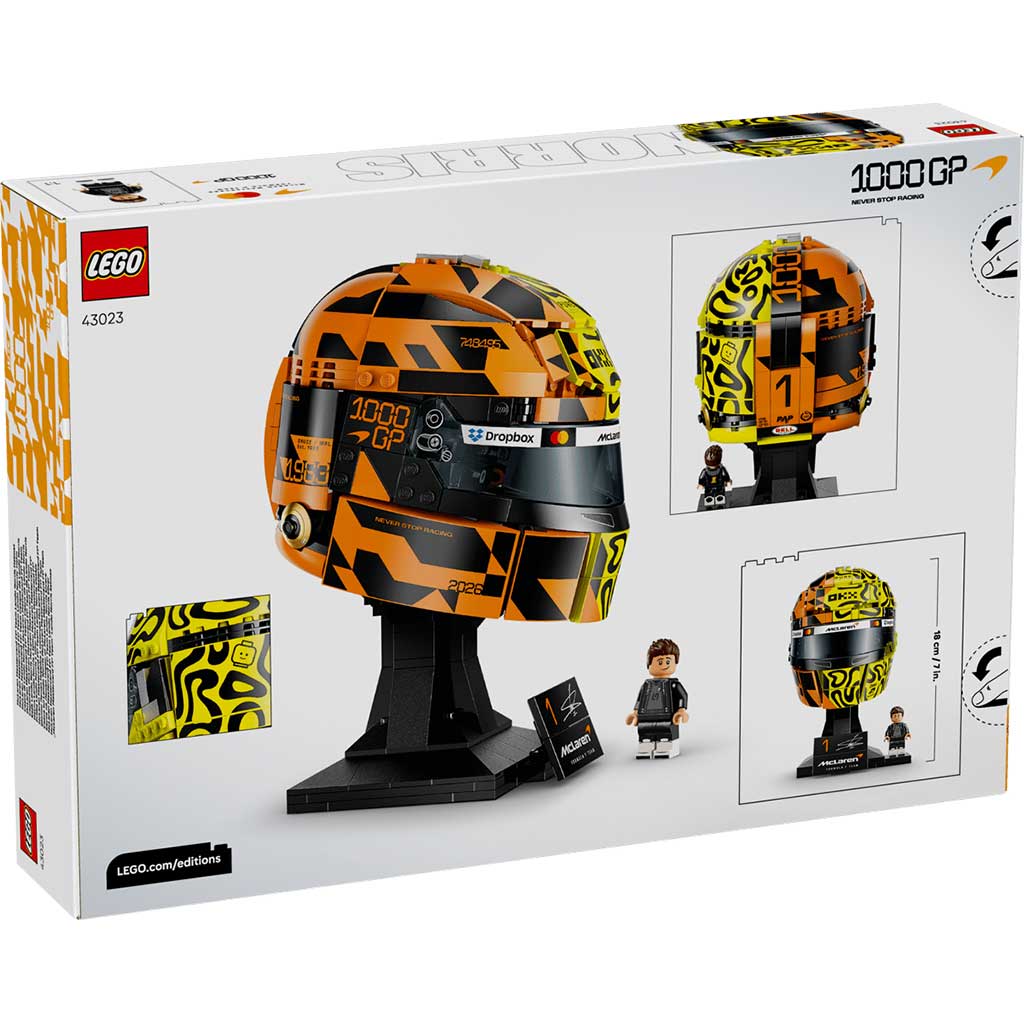 LEGO® Editions: McLaren Mastercard F1® Team Lando Norris prilba (43023) kép 7