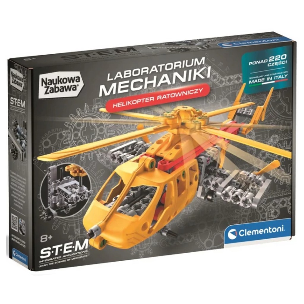 Veda a hra: Mechanická dielňa - Sada na stavbu helikoptéra - Clementoni kép 1