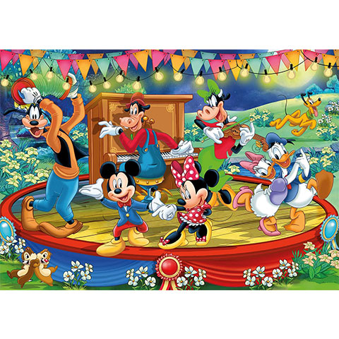 Mickey Mouse Supercolor puzzle 2v1 2x60ks - Clementoni objednať nákup ...