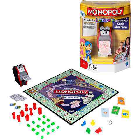 Monopoly Bláznivé bankovky spoločenská hra (maďarskojazyčná verzia)- Hasbro kép 3