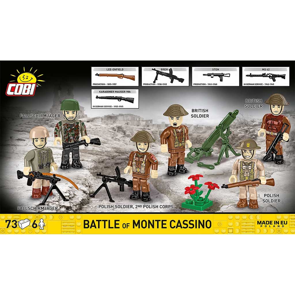 COBI: WWII figura set bitky pri Monte Cassine (2063) kép 2