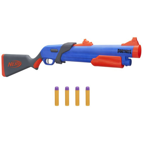 Nerf Fortnite Pump SG zbraň so 4 penovými nábojmi - Hasbro kép 2
