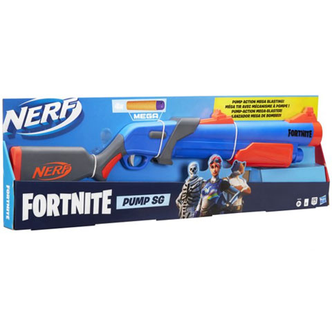 Nerf Fortnite Pump SG zbraň so 4 penovými nábojmi - Hasbro kép 1