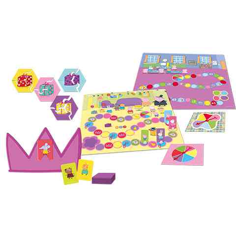 Peppa Pig: Spoločenská hra Party time 2v1 (v maďarskom jazyku) - Trefl kép 2
