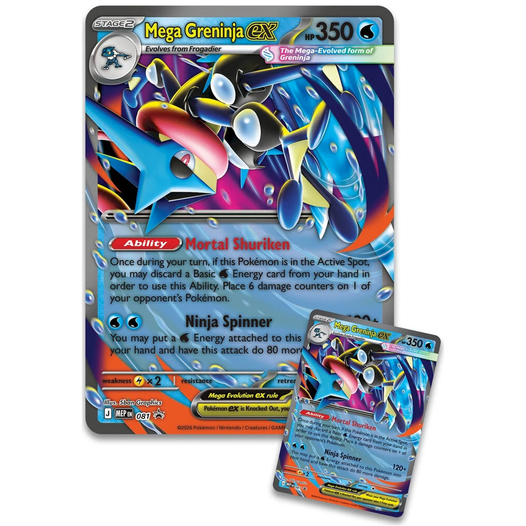 Pokémon TCG: Mega Greninja ex Prémiová Kolekcia kép 3