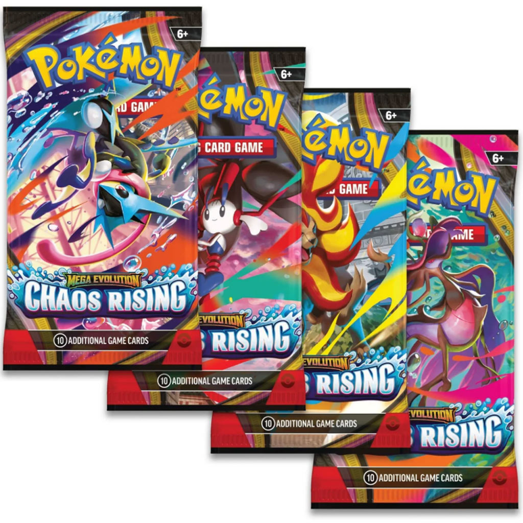 Pokémon TCG: Mega Evolution Chaos Rising booster balíček kariet 1 kus kép 1