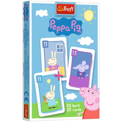 Prasiatko Peppa Čierny Peter kartová hra - Trefl kép 1