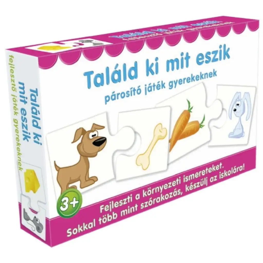 Puzzle pre najmenších - Hádaj čo jedia  kép 1