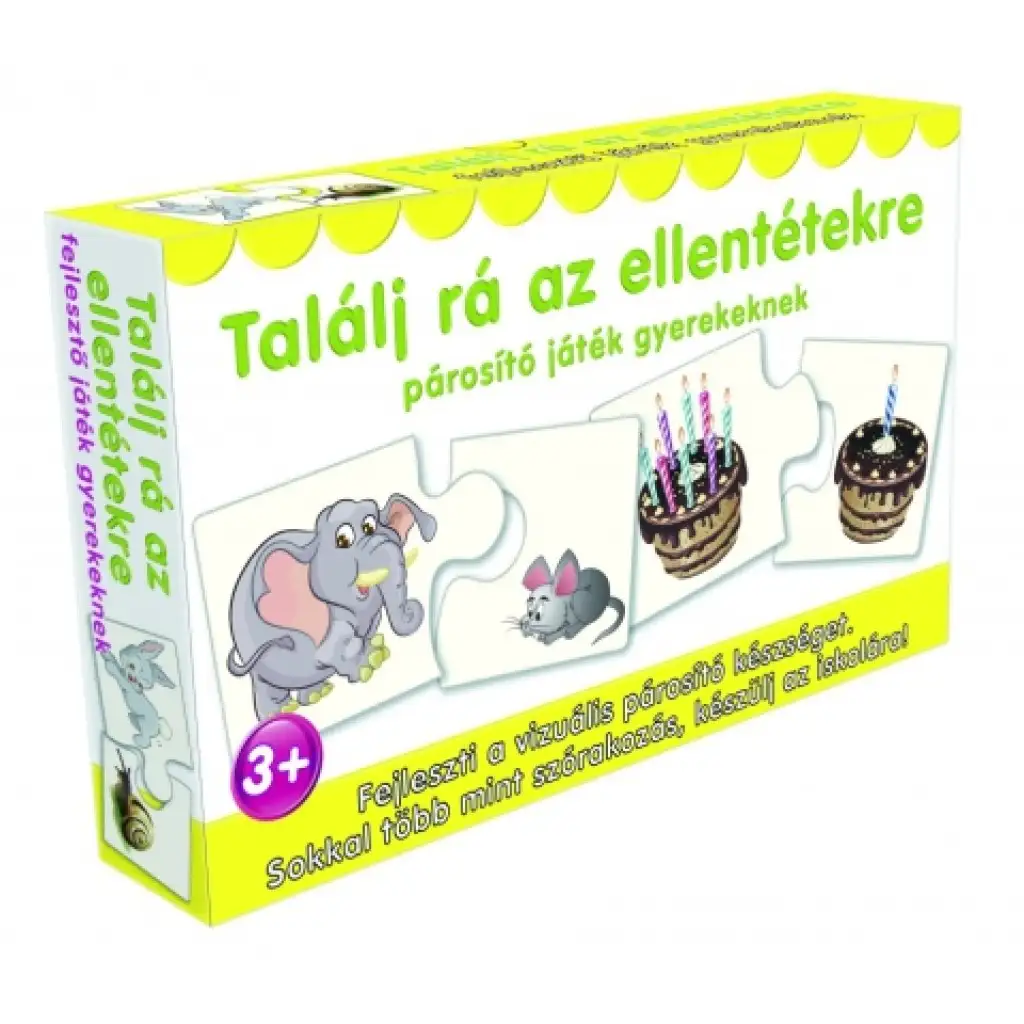 Puzzle pre najmenších - Nájdi protiklady  kép 1
