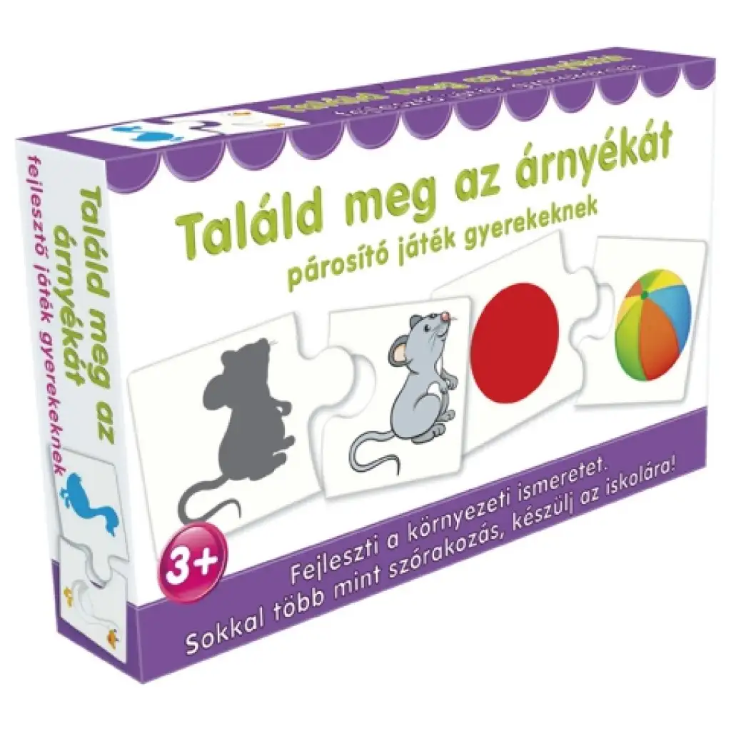 Puzzle pre najmenších - Nájdi správny tieň kép 1