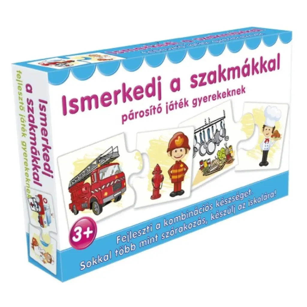 Puzzle pre najmenších - Zoznám sa s profesiami kép 1