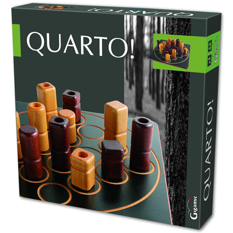 Quatro Classic drevená spoločenská hra - Gigamic kép 1