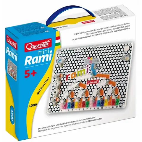 Quercetti Mini Rami: Mozaiková hra s guličkami kép 1