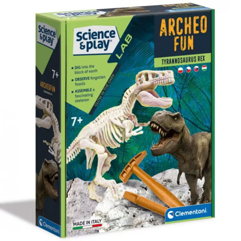 Science & Play: T-RexFluorescenčná archeologická súprava T-Rex - Clementoni kép 1