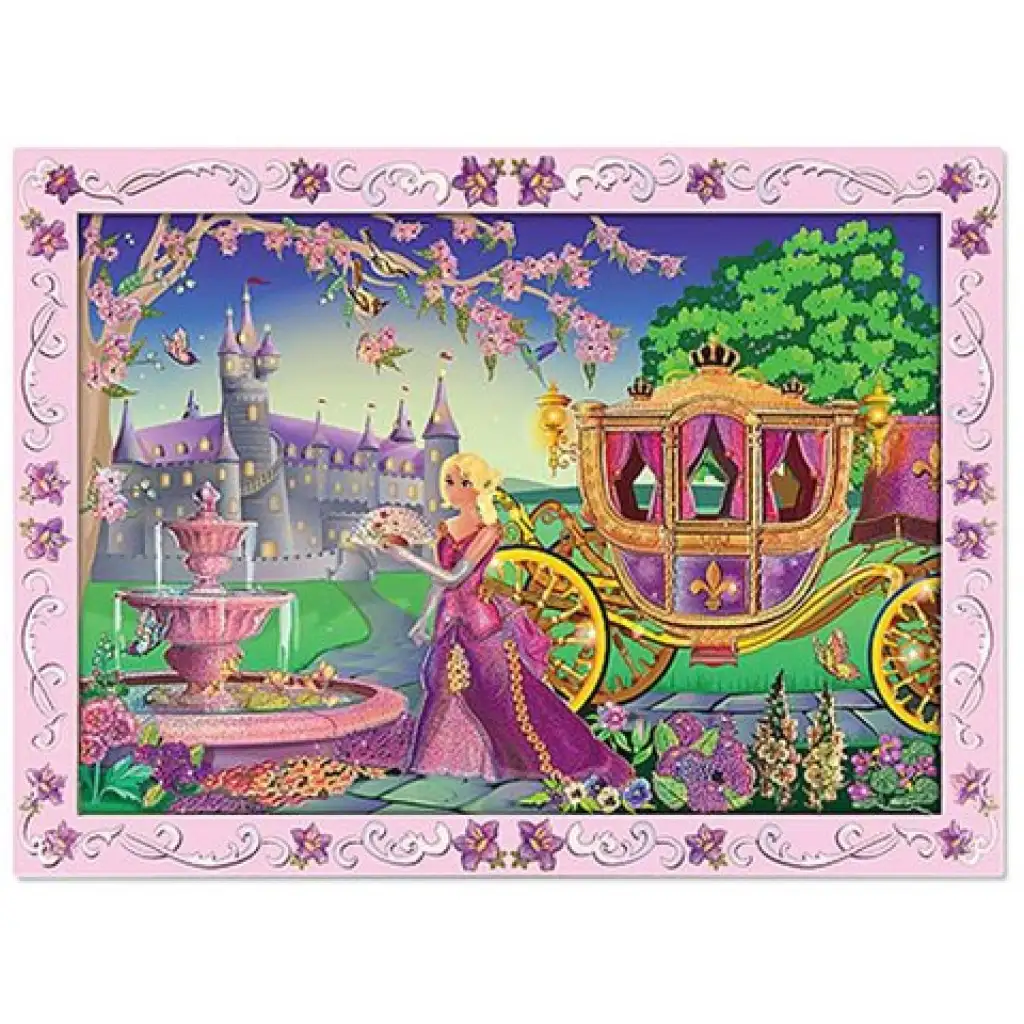 Set bucľatých nálepiek Princezné - Melissa & Doug kép 2