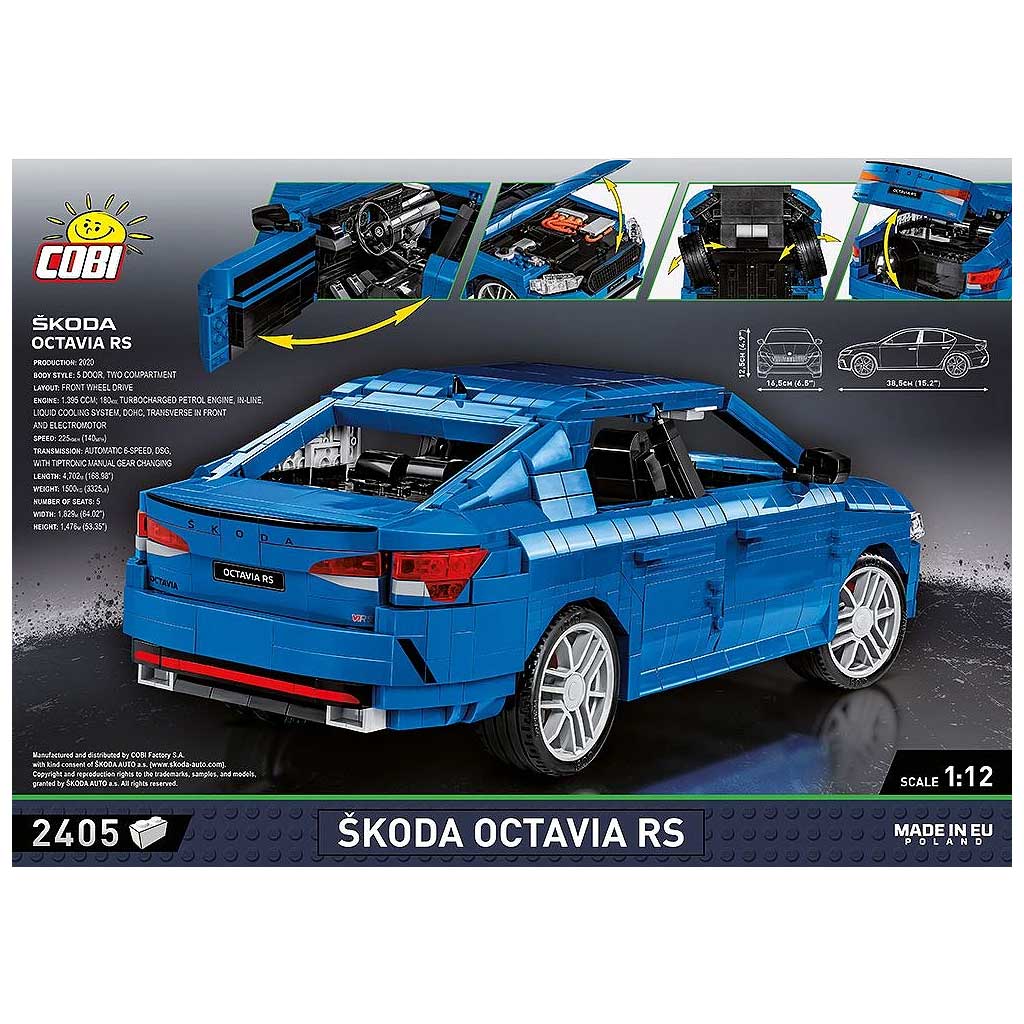 COBI: Škoda Octavia RS auto stavebnica (24343) kép 2
