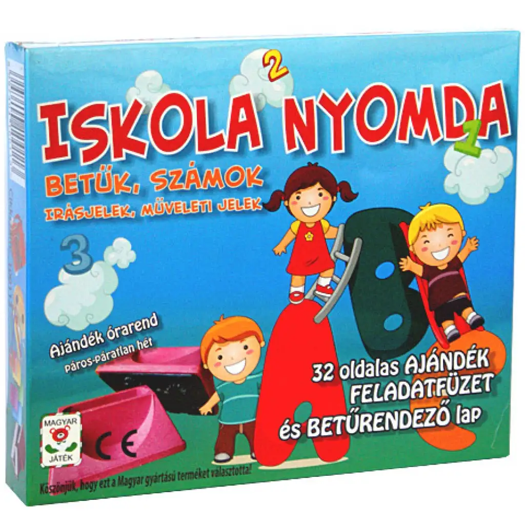 Školské pečiatky s pracovným zošitom (maďarská hra) kép 1