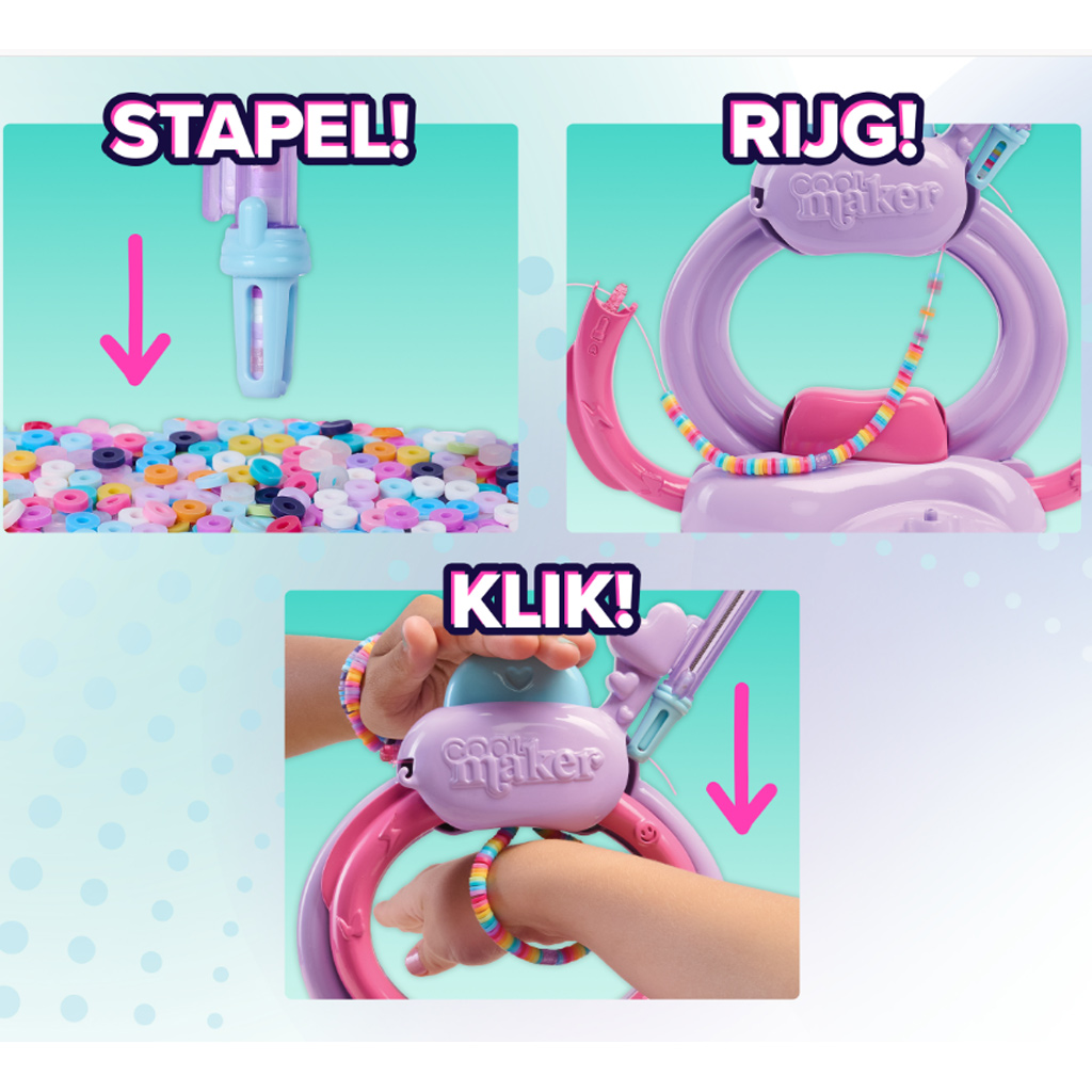 Cool Maker: Stack'D Heishi náramokový set - Spin Master kép 3