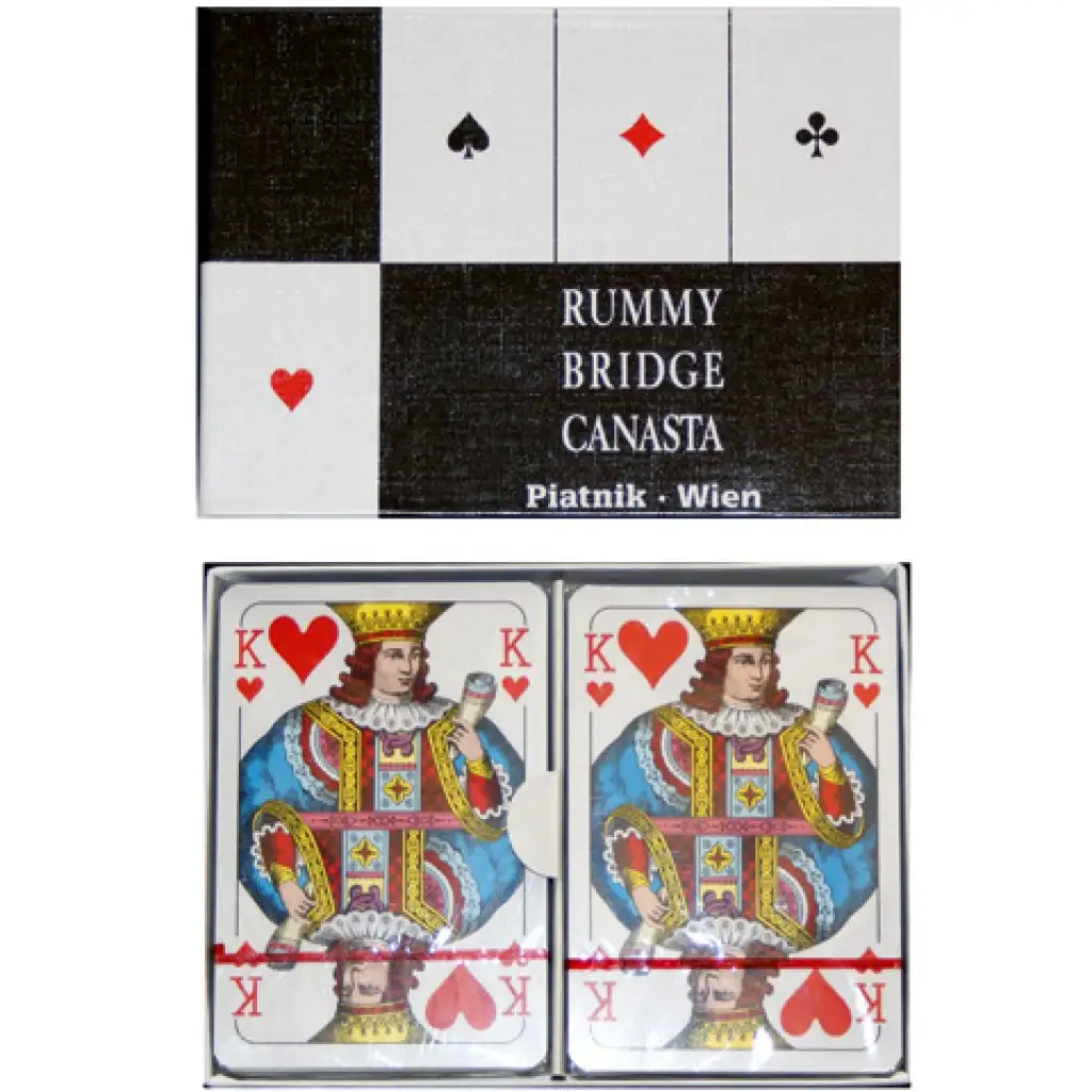 Standardné Rummy karty 2*55 Viedeň - Piatnik kép 1