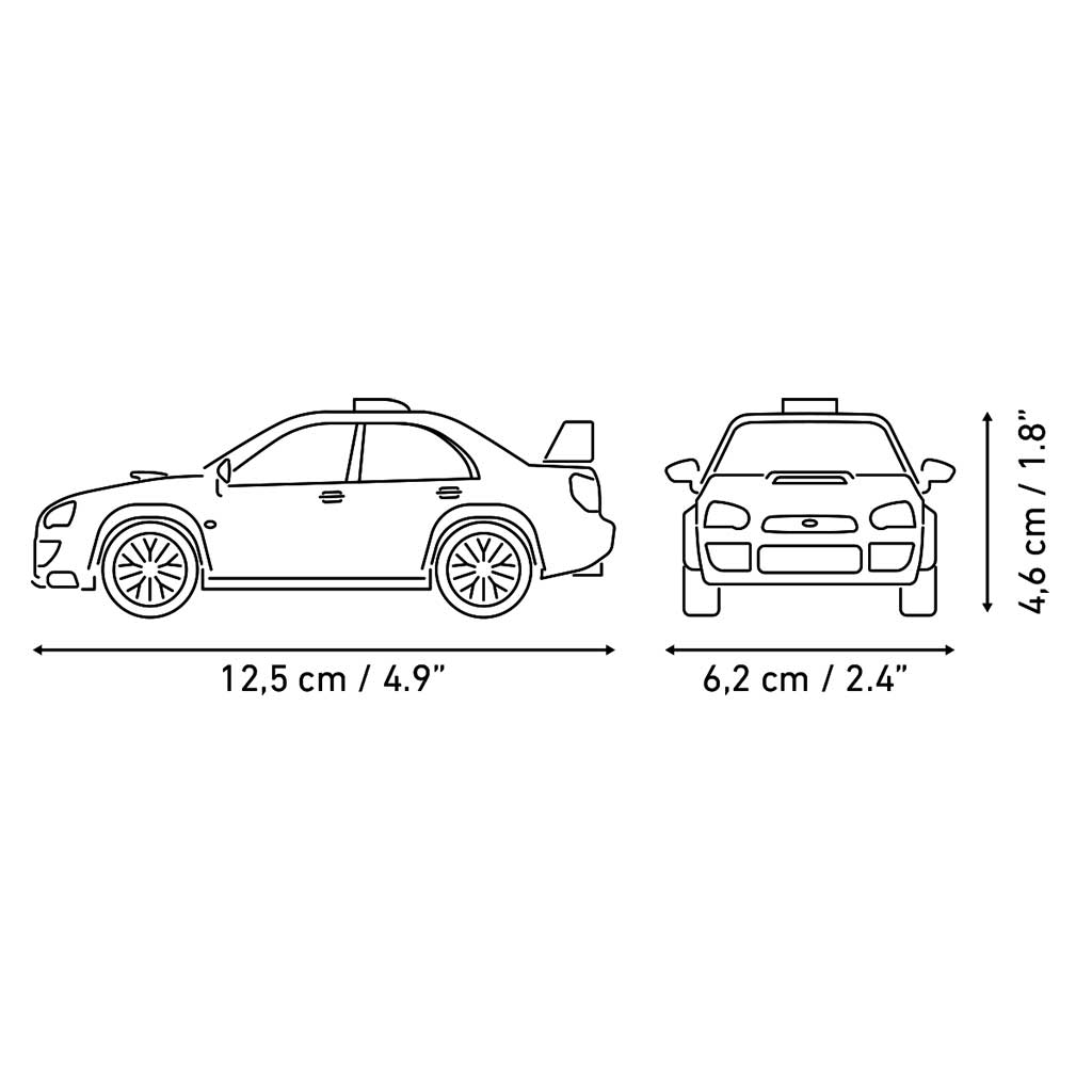 COBI: Subaru Impreza WRC 2003 auto stavebnica (24650) kép 4