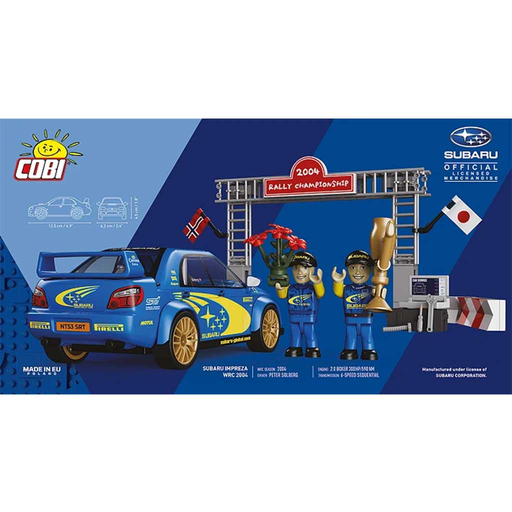 COBI: Subaru Impreza WRC 2004 auto stavebnica (24652) kép 2