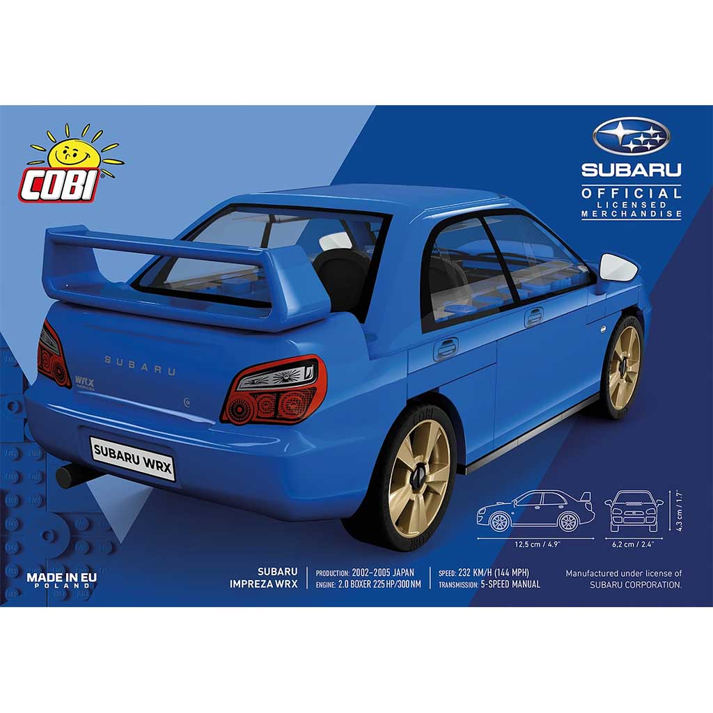 COBI: Subaru Impreza WRX auto stavebnica (24648) kép 2